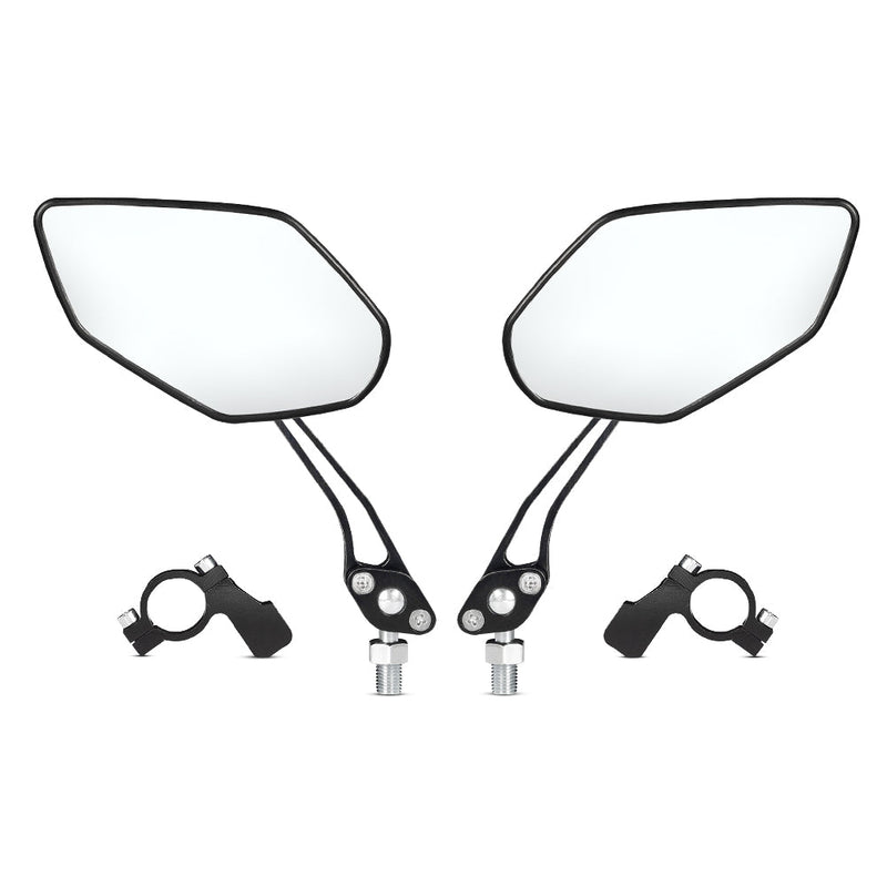 VITILAN EBIKE Adjustable Rearview Mirrors for Electric Bikes Set of 2