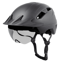 VITILAN EBIKE Mountain Cycling Helmet Adjustable Safety Shell Black L - BikeVentures