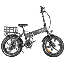 Vitilan Ebike Universal Rear Storage Basket for Electric Bikes Black - BikeVentures