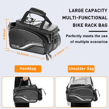 VITILAN EBIKE Waterproof Bike Rack Bag 35L Black - BikeVentures