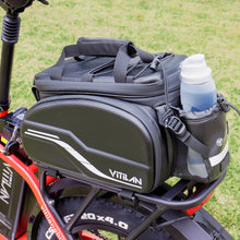 VITILAN EBIKE Waterproof Bike Rack Bag 35L Black - BikeVentures