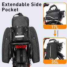 VITILAN EBIKE Waterproof Bike Rack Bag 35L Black - BikeVentures