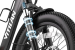 Vitilan U3 Full Suspension Foldable Fat Tire Electric Bike (3 colours) - BikeVentures