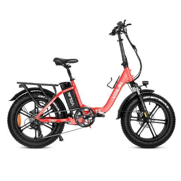 Vitilan U7 Step - thru Foldable Fat Tire Electric Bike (3 colours) - BikeVentures