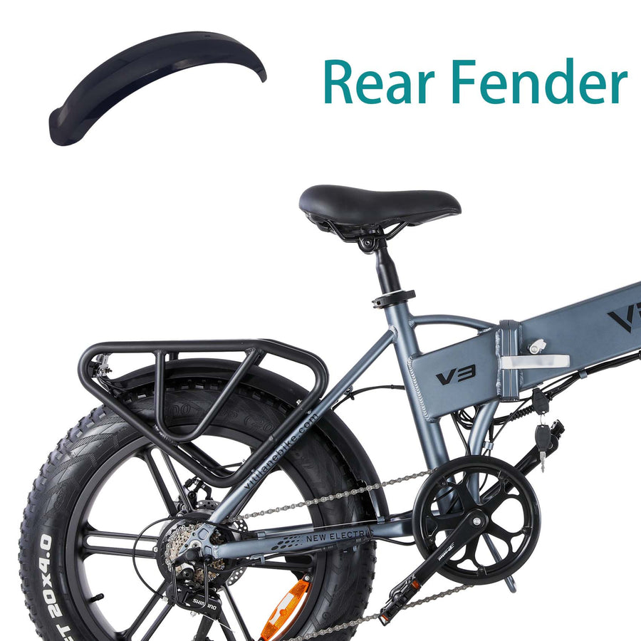 Vitilan V3 Electric Bike Fenders Front and Rear Set - BikeVentures